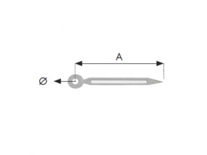 Luminous Minute Hand for Quartz Watches, Type A